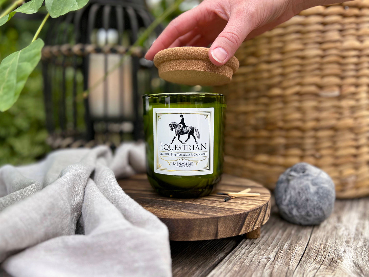 Equestrian - Leather, Pipe Tobacco & Cashmere Candle