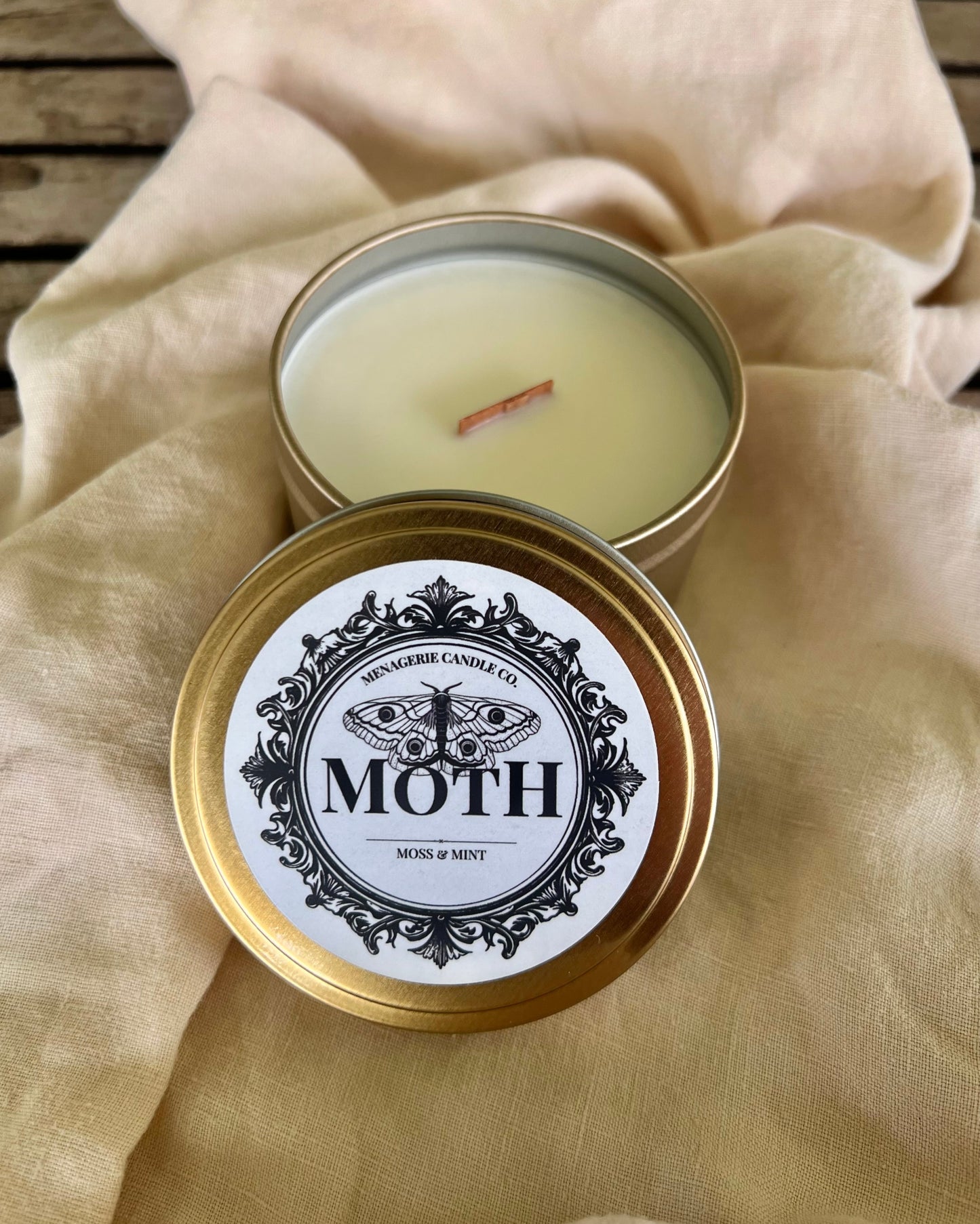 Moth - Moss & Mint Soy Candle