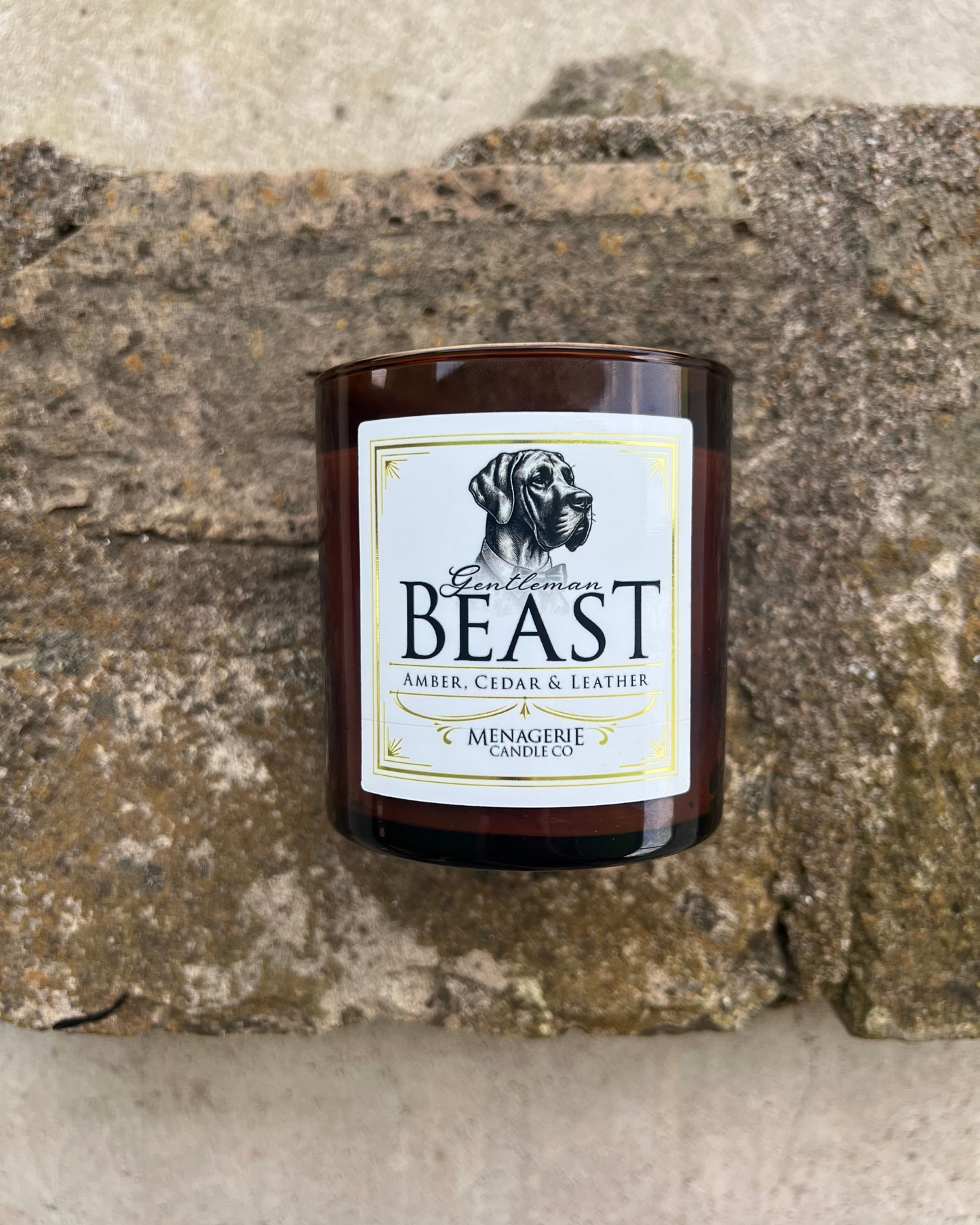 Gentleman Beast - Cedar & Leather Soy Candle