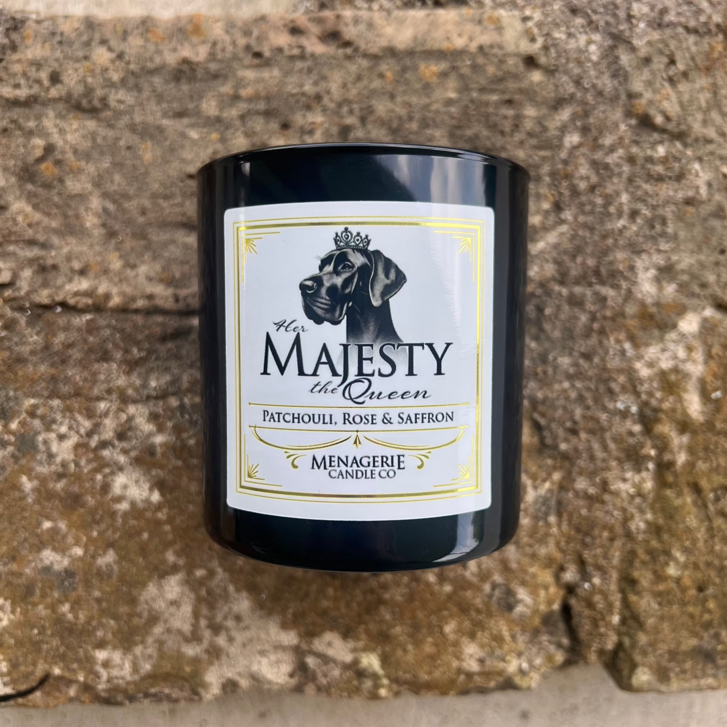 Her Majesty the Queen - Rose & Saffron Candle