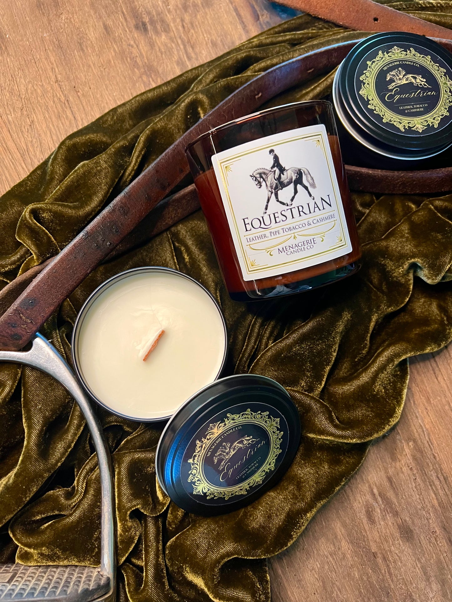 Equestrian - Leather & Pipe Tobacco Soy Candle