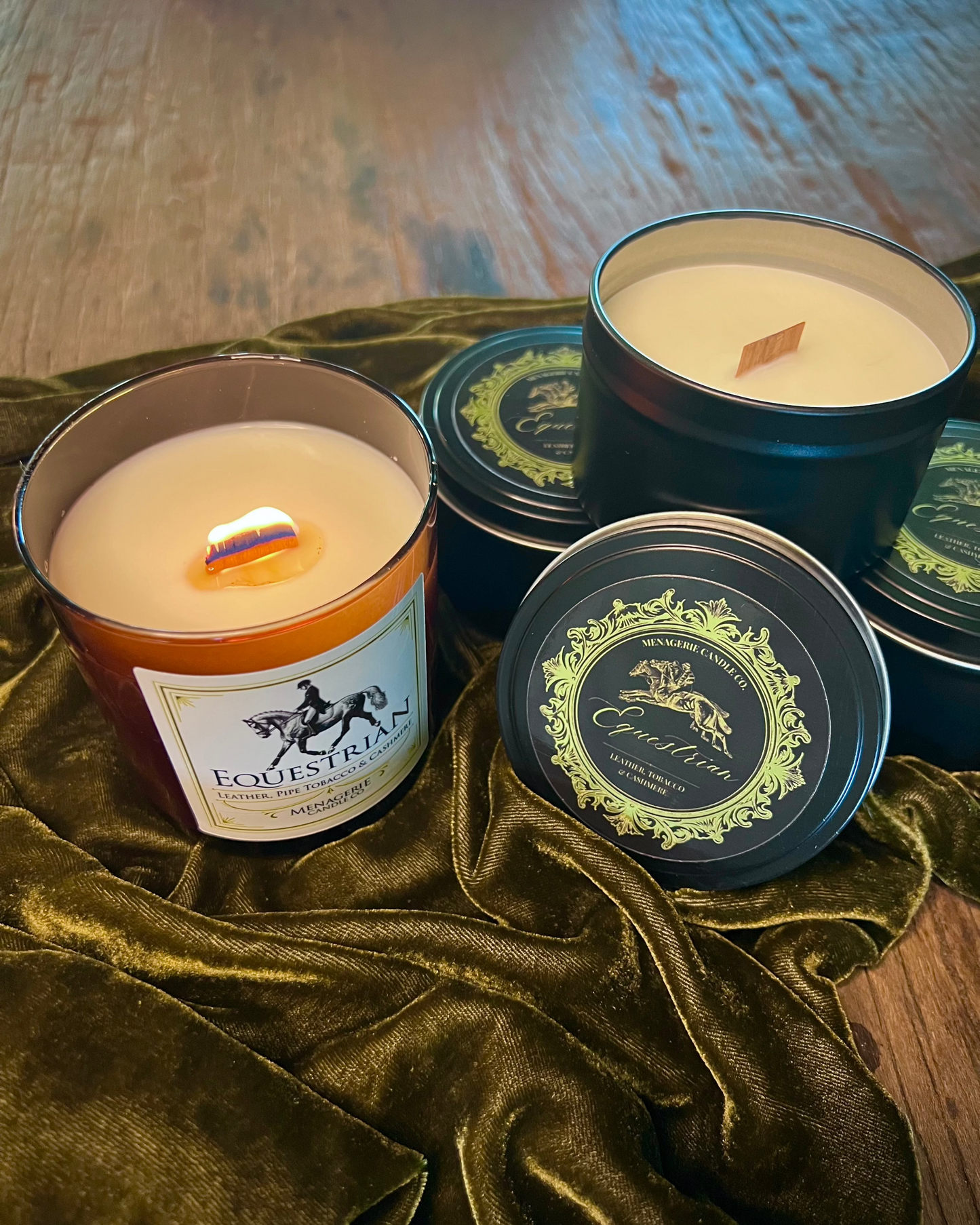 Equestrian - Leather & Pipe Tobacco Soy Candle
