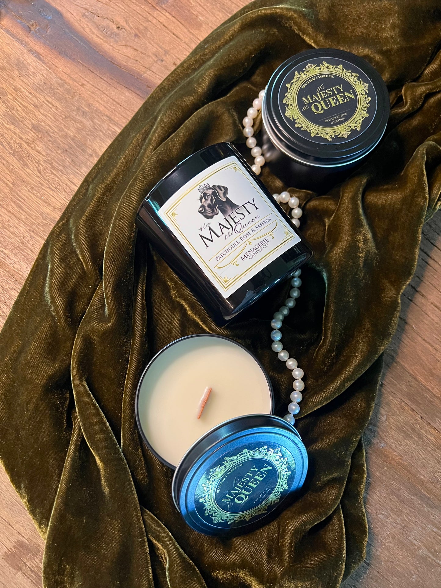 Her Majesty the Queen - Rose & Saffron Soy Candle