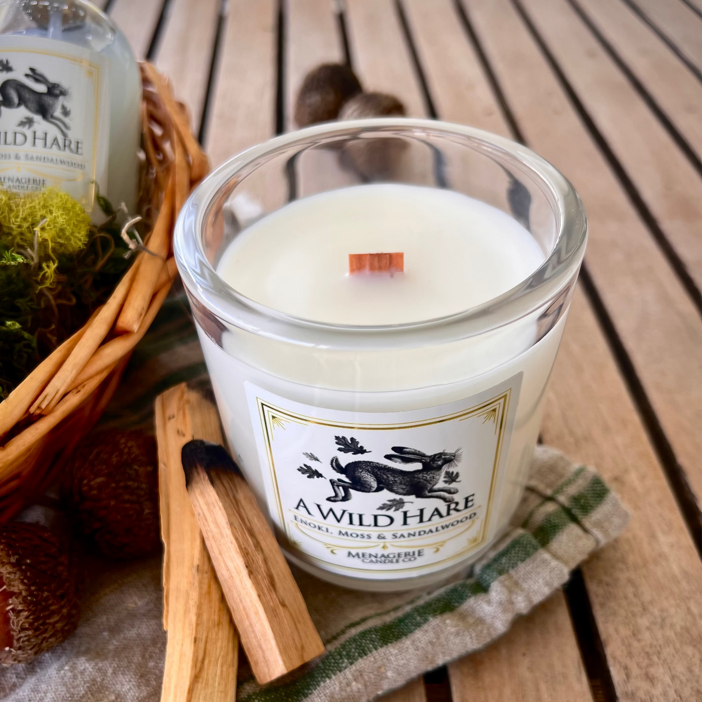 A Wild Hare - Enoki & Sandalwood Candle