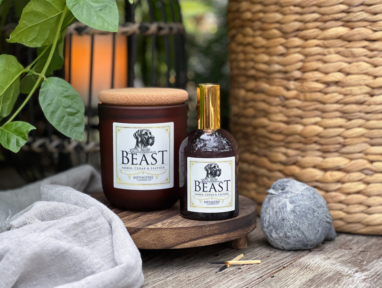 Gentleman Beast - Amber, Cedar & Leather Candle