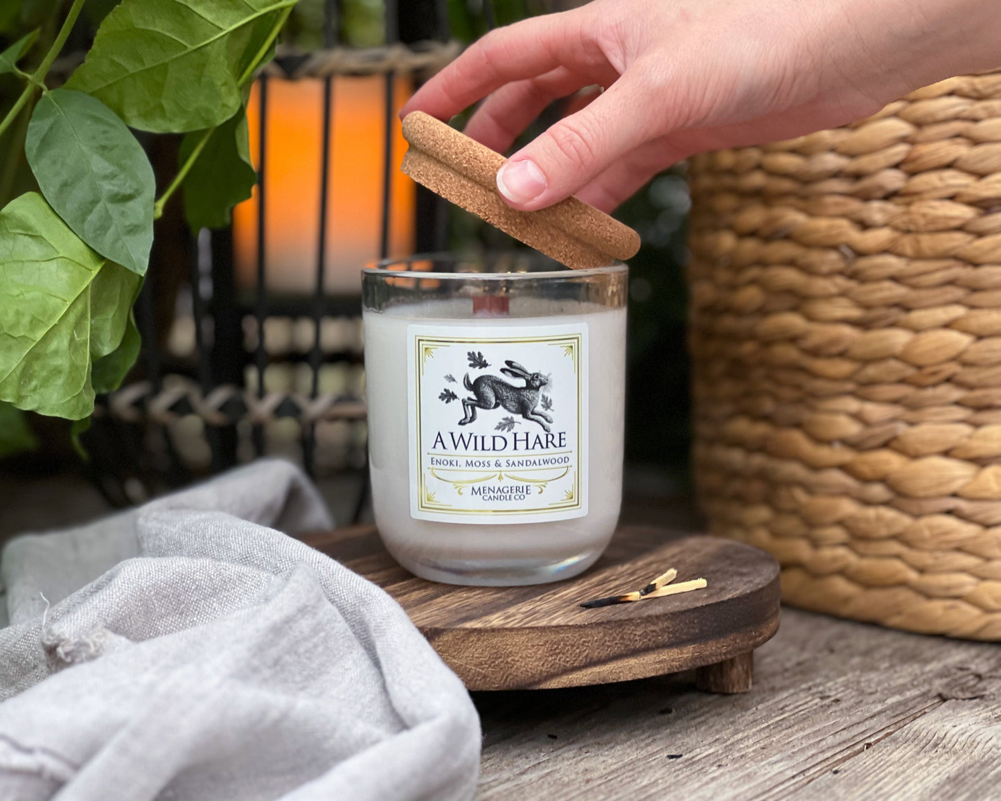 A Wild Hare - Enoki, Moss & Sandalwood Candle