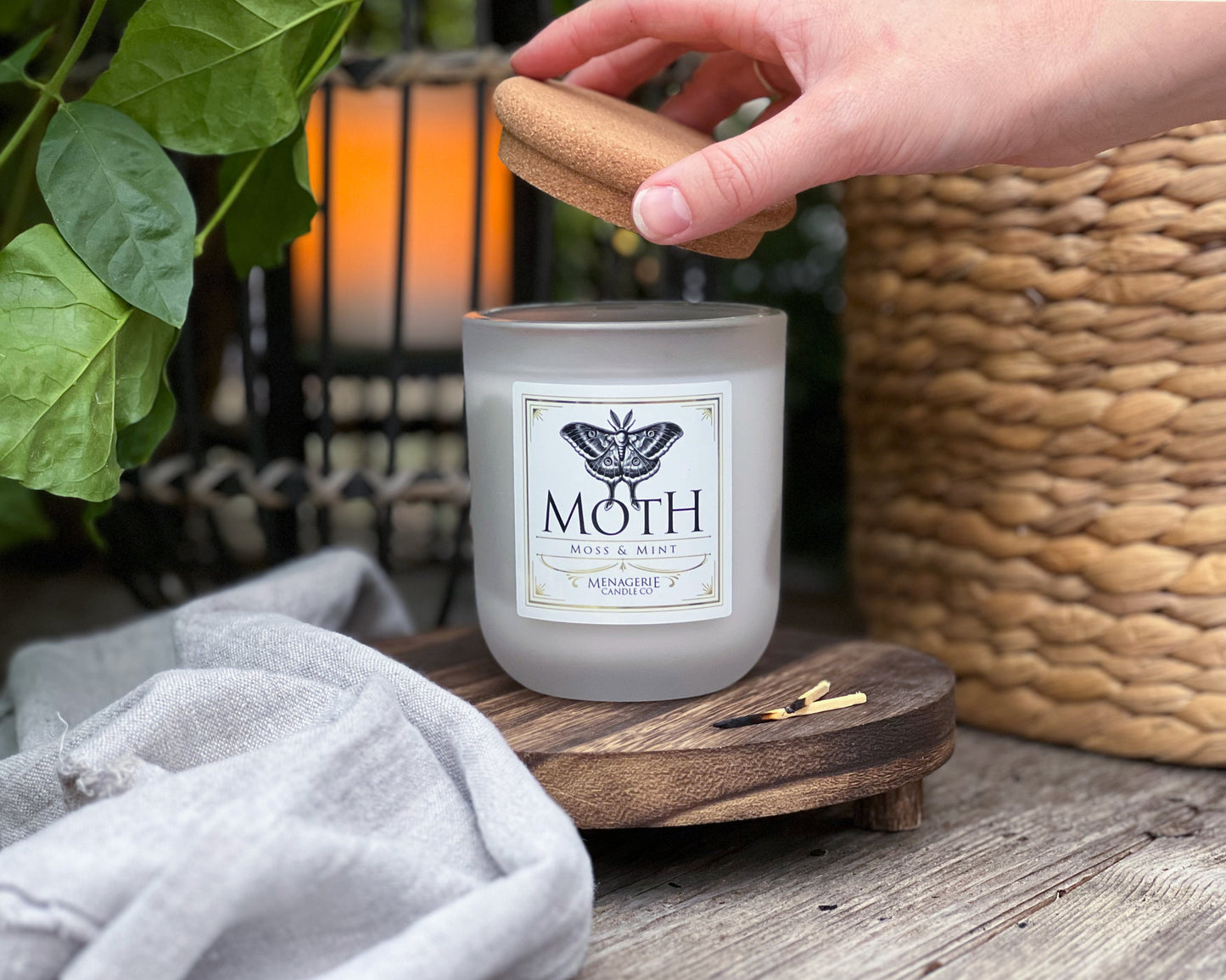 Moth - Moss & Mint Candle