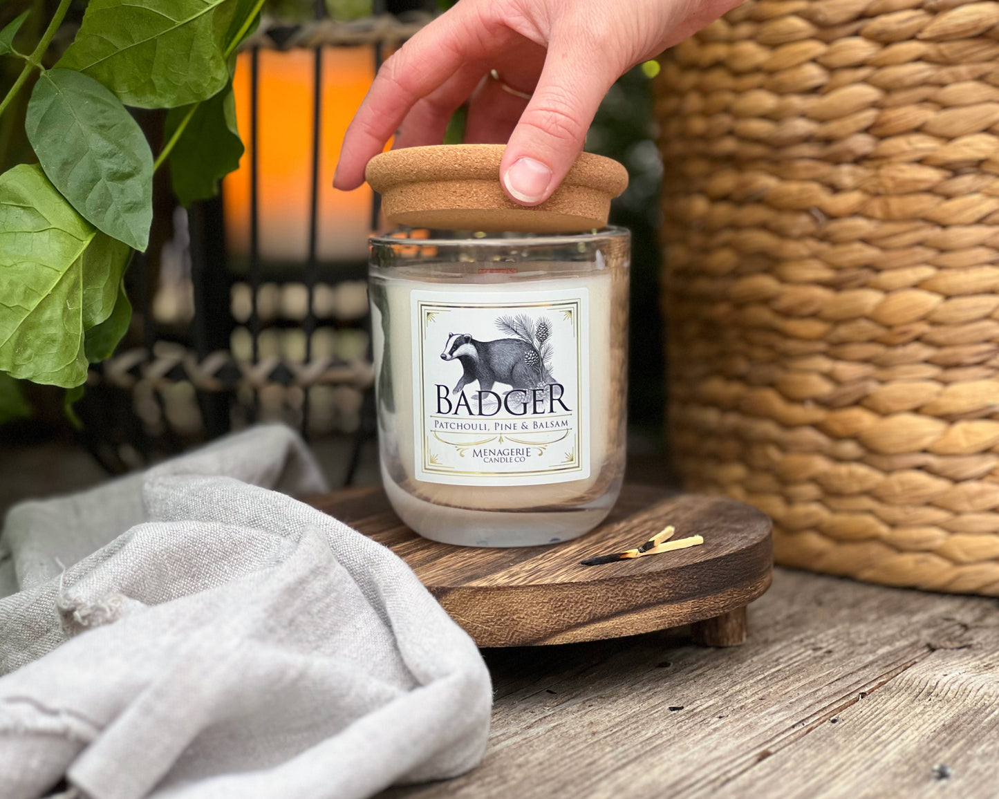 Badger - Patchouli, Pine & Balsam Candle