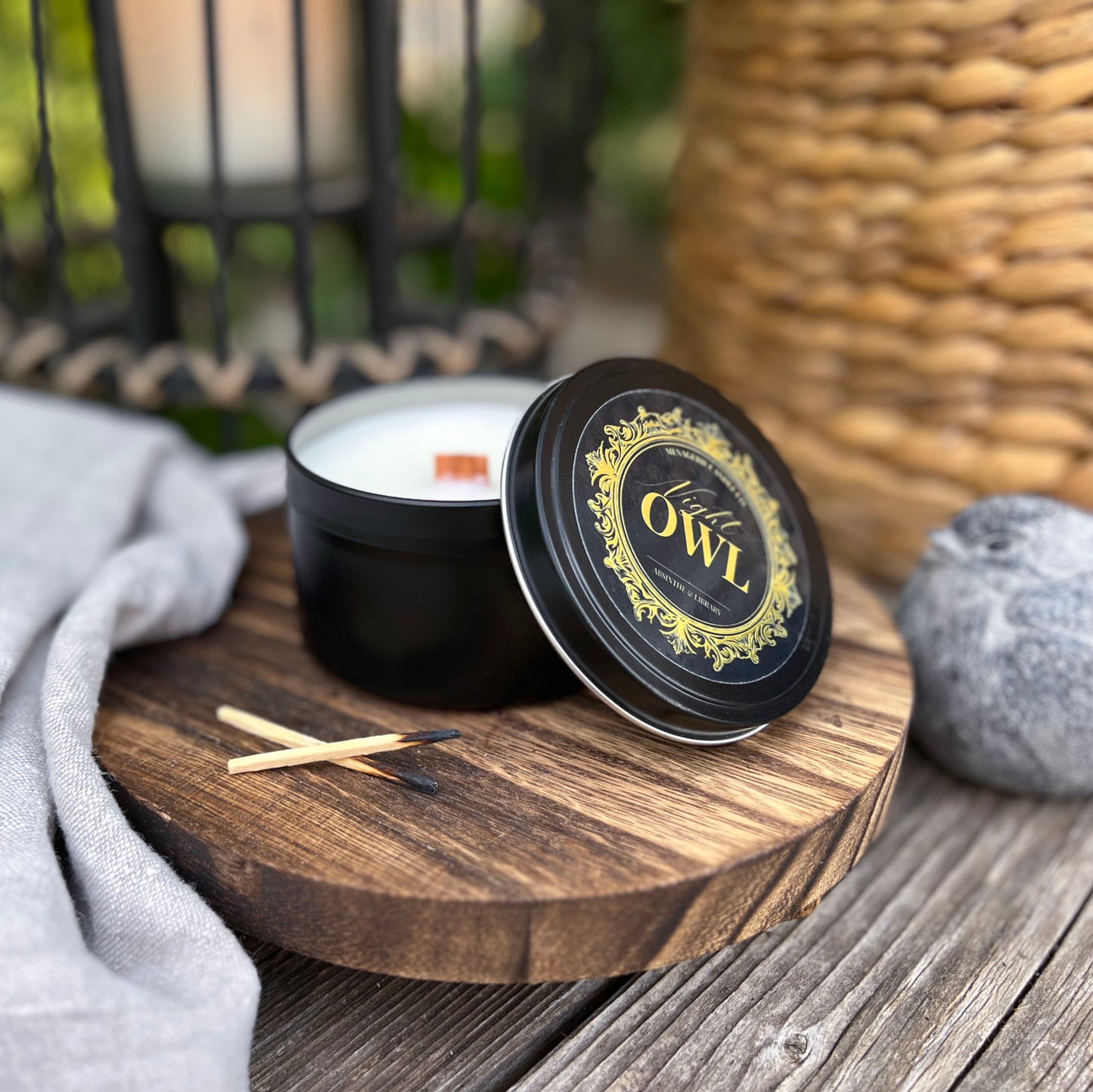Night Owl - Absinthe & Library Candle