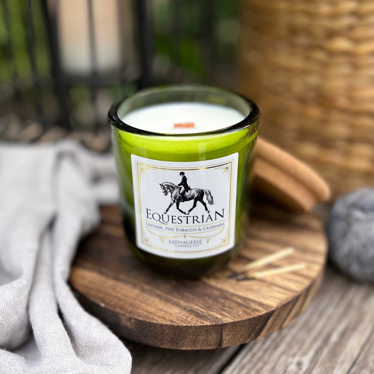 Equestrian - Leather, Pipe Tobacco & Cashmere Candle