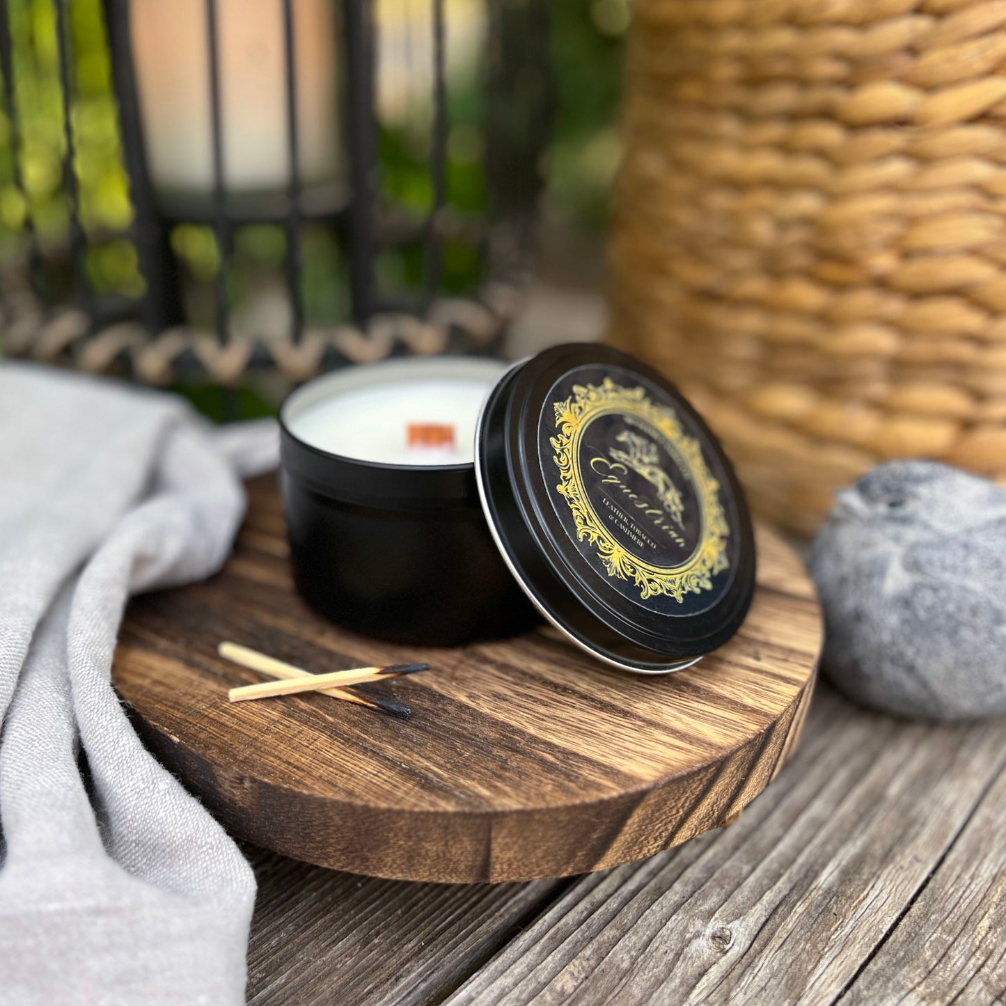 Equestrian - Leather, Pipe Tobacco & Cashmere Candle