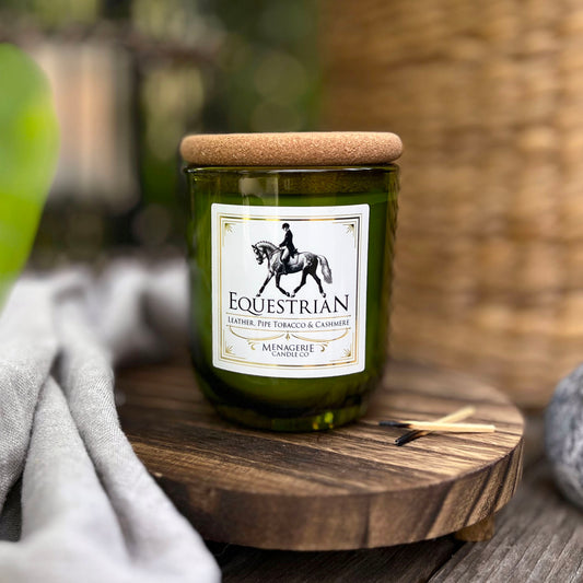 Equestrian - Leather, Pipe Tobacco & Cashmere Candle