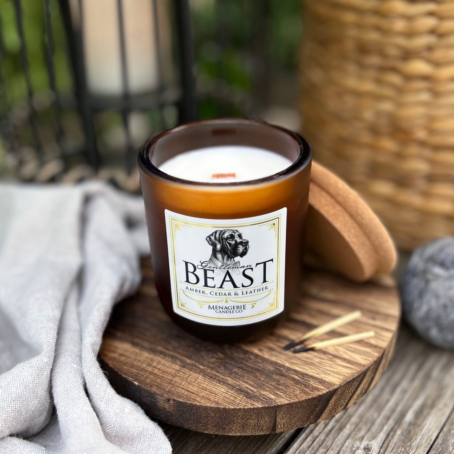 Gentleman Beast - Amber, Cedar & Leather Candle