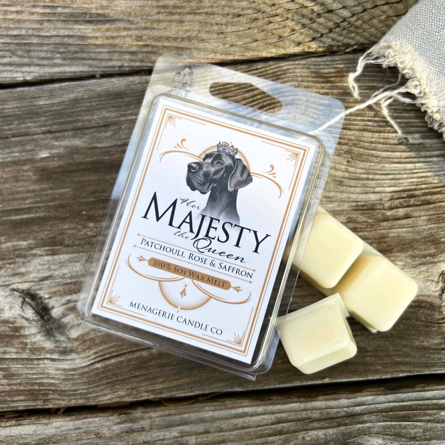 Her Majesty the Queen - Patchouli, Rose & Saffron Wax Melt