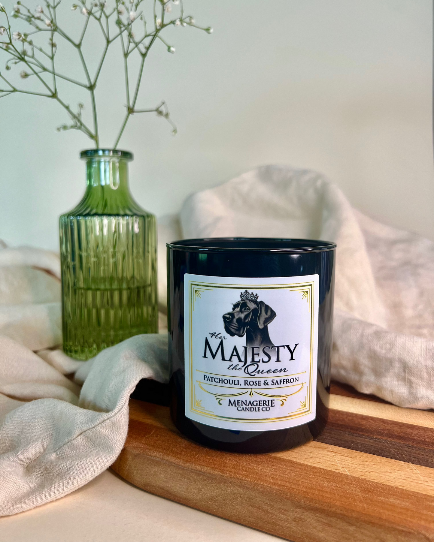 Her Majesty the Queen - Rose & Saffron Soy Candle