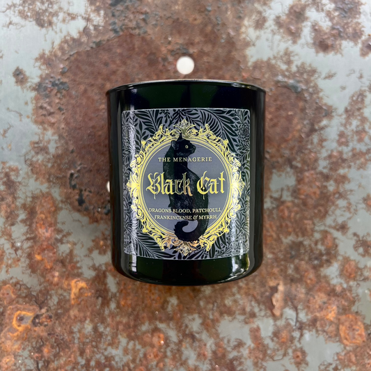 Black Cat - Dragons Blood & Frankincense Soy Candle