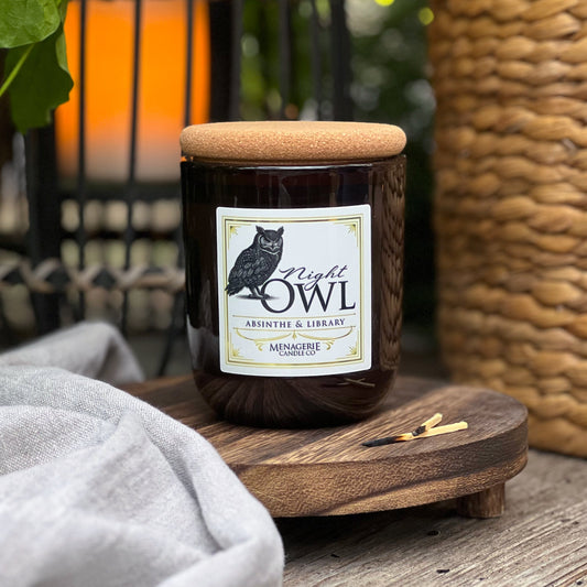 Night Owl - Absinthe & Library Candle