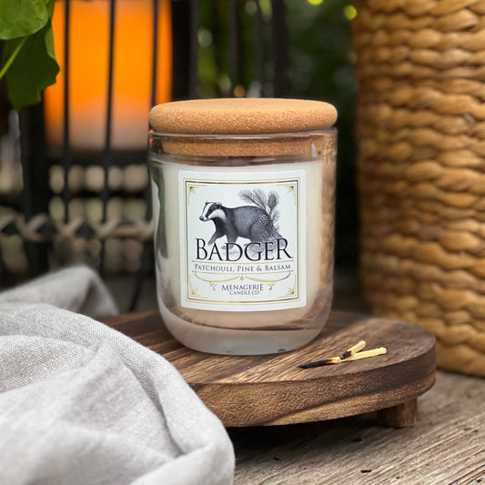 Badger - Patchouli, Pine & Balsam Candle