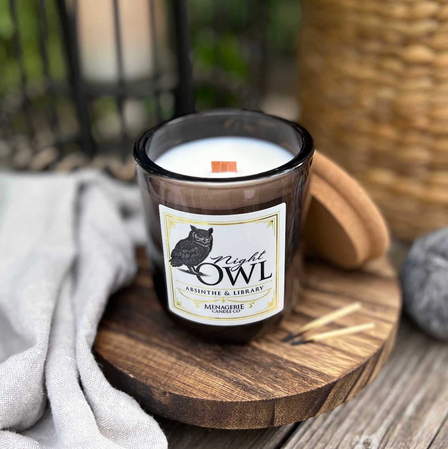 Night Owl - Absinthe & Library Candle