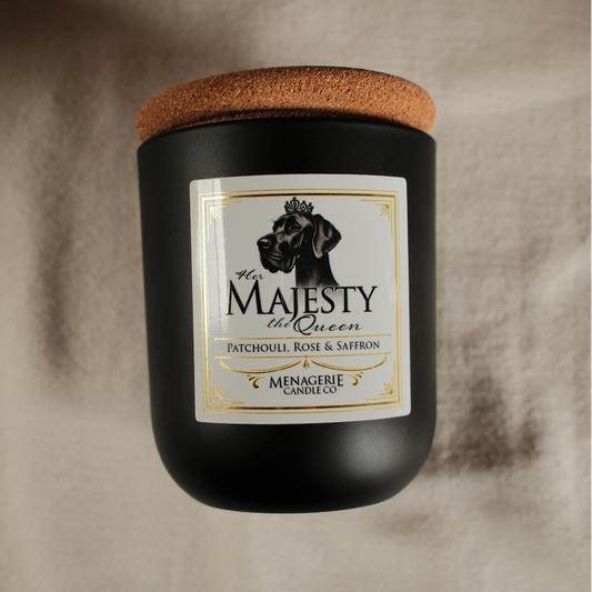 Her Majesty the Queen - Rose & Saffron Candle