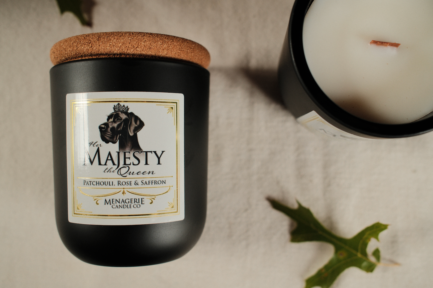 Her Majesty the Queen - Rose & Saffron Candle