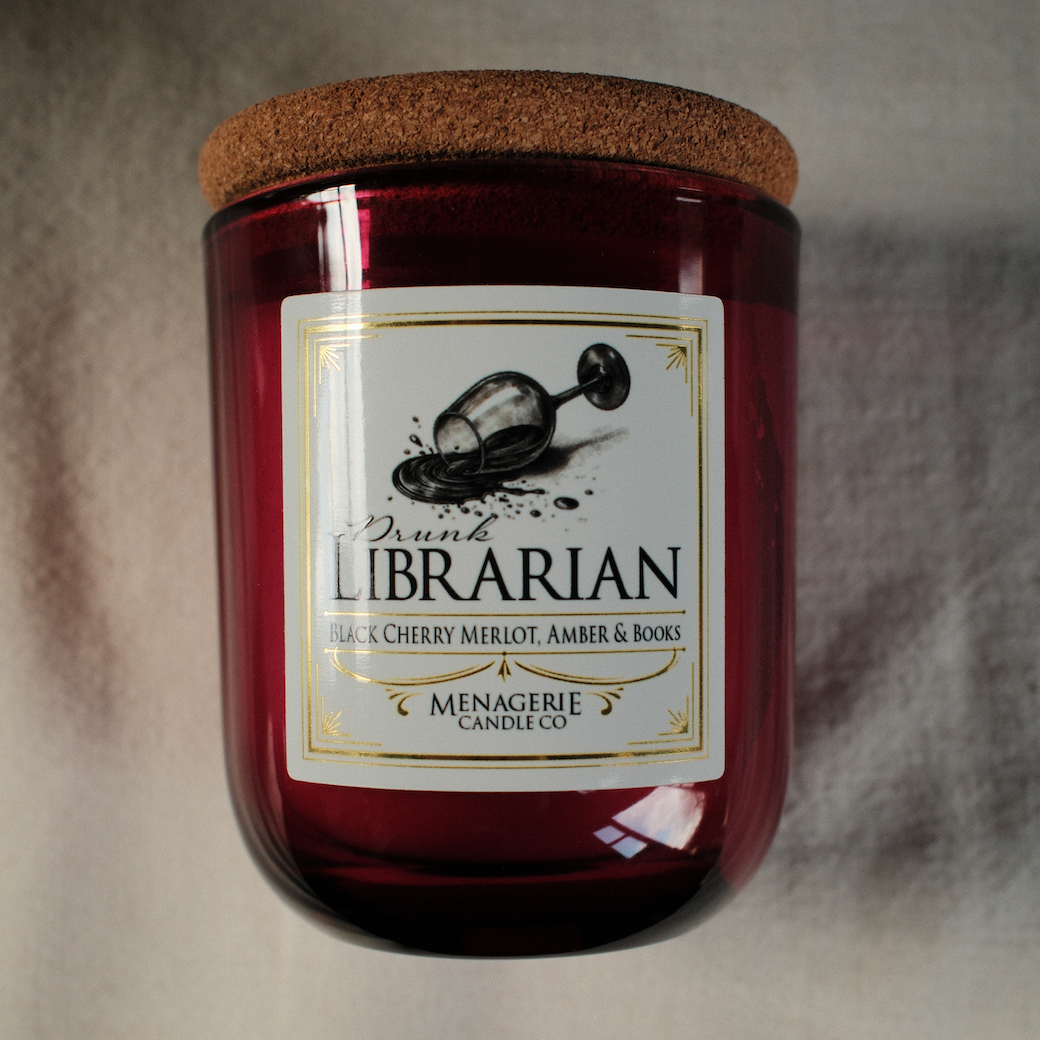 Drunk Librarian - Black Cherry Merlot Candle
