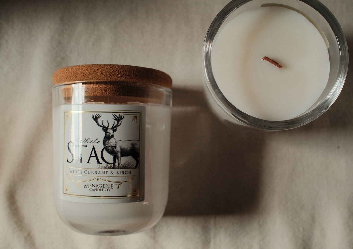 White Stag - White Currant & Birch Candle