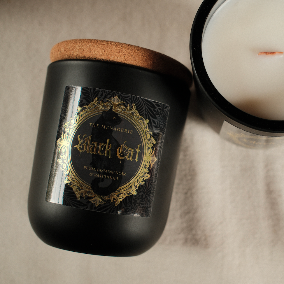 Black Cat - Plum, Jasmine Noir & Patchouli Candle