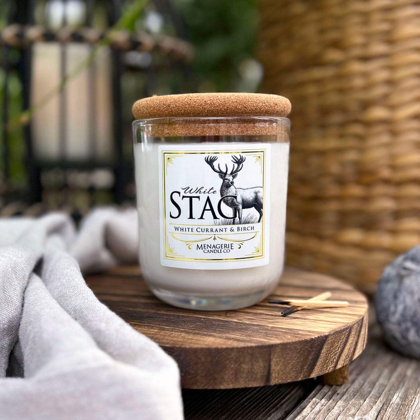 White Stag - White Currant & Birch Candle