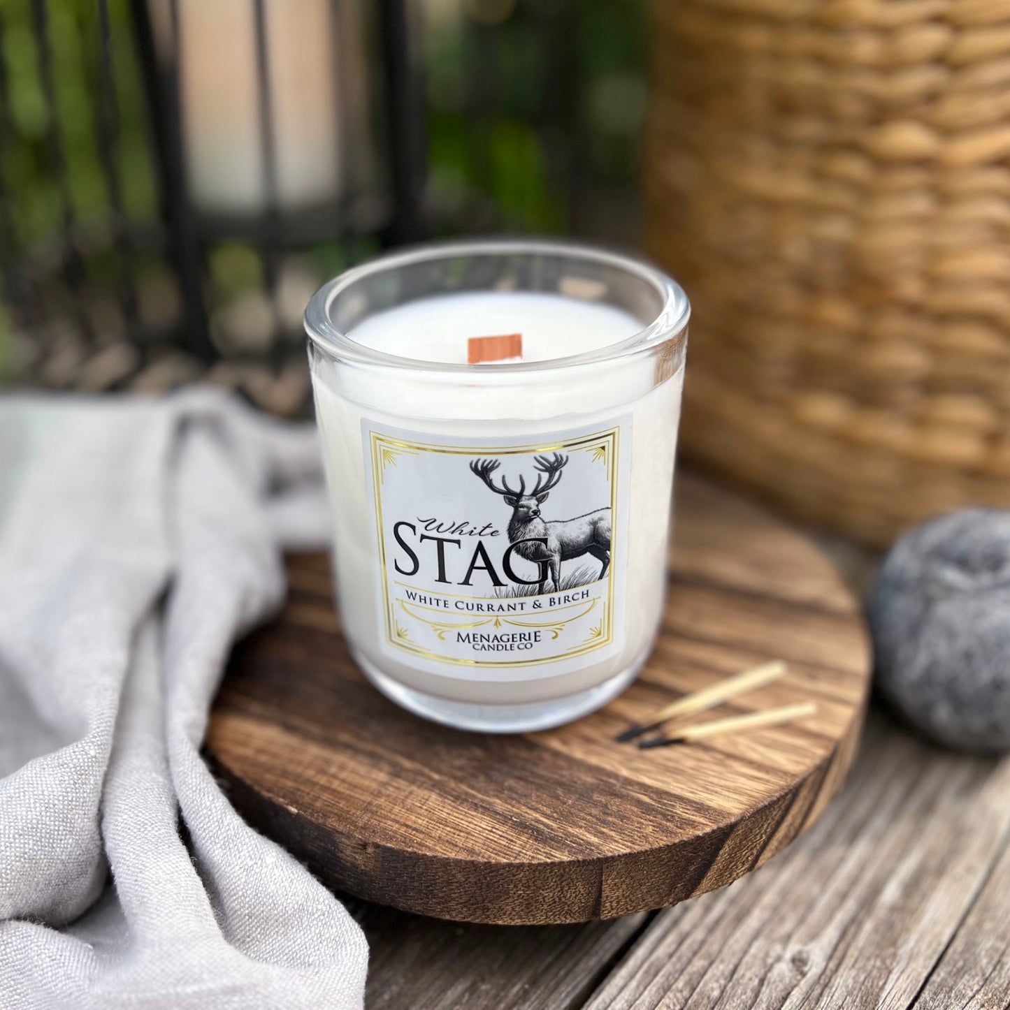 White Stag - White Currant & Birch Candle