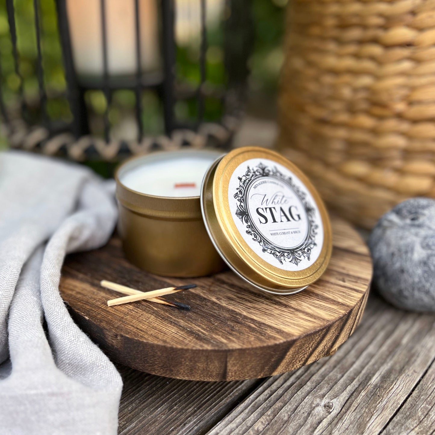 White Stag - White Currant & Birch Candle